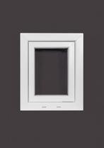 Kunststof Kozijn Draaikiep  B40 H50cm Wit, Niet ingevuld, Kunststof, Raamkozijn, Niet ingevuld