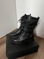 Kurt Geiger combat police boots laarsjes mt.38 Wow!, Kleding | Dames, Schoenen, Verzenden, Zwart, Lage of Enkellaarzen, Gedragen