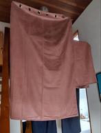 Gordijn - oud roze, velours 2 stuks, Ophalen, Gebruikt, Overige kleuren, Velours