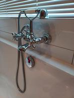 Badkraan handdouche en wastafelkraan Chroom retro vintage, Doe-het-zelf en Verbouw, Ophalen of Verzenden, Zo goed als nieuw, Chroom