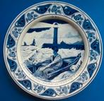 Porceleyne Fles 1921 Door Arbeid tot het Licht 34cm schotel, Ophalen of Verzenden