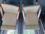 Poång IKEA WITCreme leer uitvoering., Tuin en Terras, Ophalen, Zo goed als nieuw