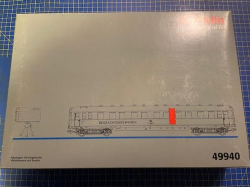 Marklin 49940 Camera wagon compleet, Hobby en Vrije tijd, Modeltreinen | H0, Nieuw, Wagon, Wisselstroom, Märklin, Verzenden