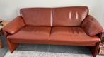 Leolux bank en fauteuil, kleur : terracotta, Ophalen, Gebruikt, Minder dan 75 cm, 150 tot 200 cm
