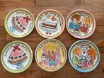 Blond Amsterdam 6 Petit Fours Bordjes, Huis en Inrichting, Keuken | Servies, Blond Amsterdam, Ophalen of Verzenden, Zo goed als nieuw