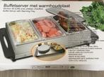 Buffetserver met warmhoutplaat, Ophalen, Nieuw