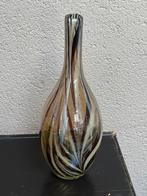 Pulled feather geblazen glas vaas, Antiek en Kunst, Antiek | Glas en Kristal, Ophalen of Verzenden