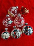 7Vintage kerstballen., Diversen, Kerst, Ophalen of Verzenden