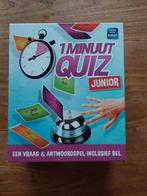 1 Minuut Quiz Junior - Leuk Vragenspel!, Hobby en Vrije tijd, Een of twee spelers, Ophalen of Verzenden, Zo goed als nieuw, King