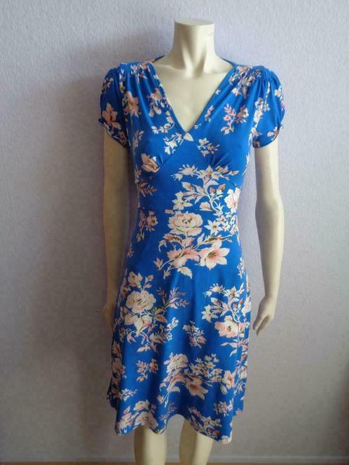 Mooie koningsblauwe jurk King Louie maat S, Kleding | Dames, Jurken, Gedragen, Maat 36 (S), Blauw, Knielengte, Ophalen of Verzenden