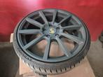 20 inch Porsche Breedset Velgen + Zomerbanden, Auto-onderdelen, Banden en Velgen, Gebruikt, Banden en Velgen, Ophalen of Verzenden