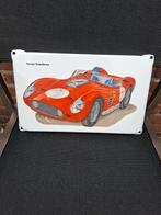 Emaille reklame bord van FERRARI., Ophalen of Verzenden, Zo goed als nieuw, Reclamebord