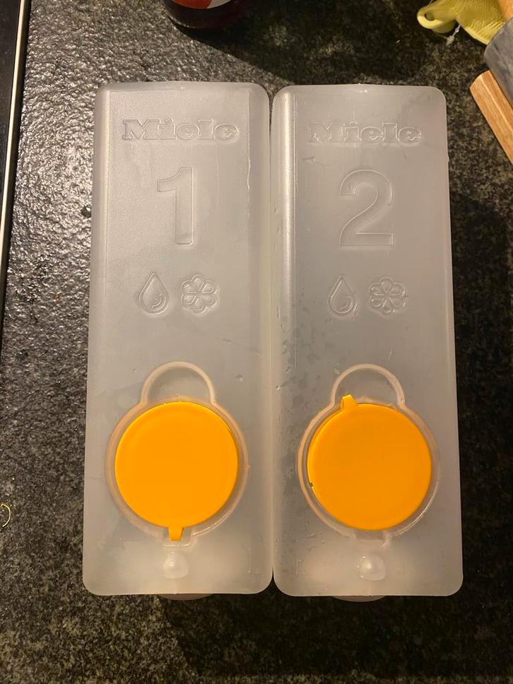 Miele Navulreservoir Twindos - Set van 2, Witgoed en Apparatuur, Onderdelen en Toebehoren, Gebruikt, Ophalen of Verzenden