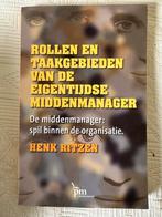 Rollen en taakgebieden van de eigentijdse middenmanager, Sociale wetenschap, Ophalen of Verzenden, Zo goed als nieuw, H. Ritzen