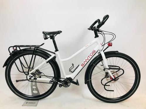 SANTOS TravelLite PINION damesfiets M-53cm SON+Gates riem, Fietsen en Brommers, Fietsen | Dames | Damesfietsen, Zo goed als nieuw