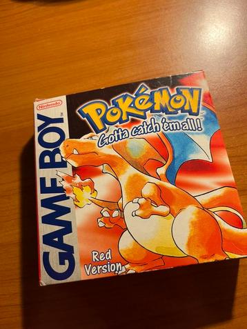 Pokémon Red (compleet) beschikbaar voor biedingen