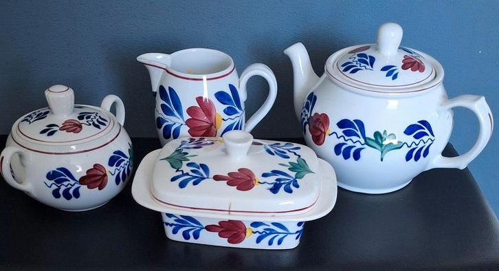 Boerenbont servies Bosch, Huis en Inrichting, Keuken | Servies, Gebruikt, Overige typen, Boerenbont, Aardewerk, Ophalen of Verzenden