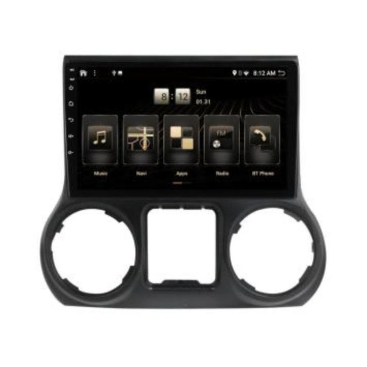 Apple carplay  navigatie jeep wrangler 2014 android 14 usb, Auto diversen, Autoradio's, Nieuw, Ophalen of Verzenden