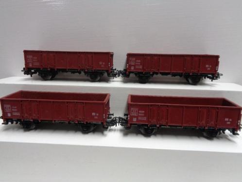 Marklin 4639 open goederenwagen NS 4x (H0)., Hobby en Vrije tijd, Modeltreinen | H0, Gebruikt, Wagon, Wisselstroom, Märklin, NS