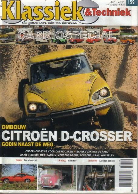Klassiek & Techniek 159 2011 : Peugeot 203 403 - Peugeot 205, Boeken, Auto's | Folders en Tijdschriften, Gelezen, Algemeen, Ophalen of Verzenden