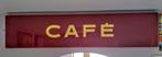 Emaille bord, cafe,, Ophalen of Verzenden, Gebruikt