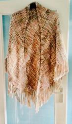 Bohemian poncho met franjes, Geen merk, Ophalen of Verzenden, Nieuw, Roze