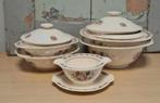 Brocante set dekschalen Mosa Maastricht, Antiek en Kunst, Ophalen