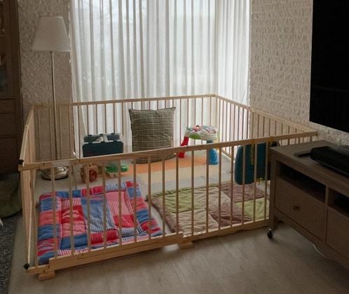 Grondbox - inklapbaar met 8 panelen, Kinderen en Baby's, Boxen, Zo goed als nieuw, Overige vormen, Ophalen