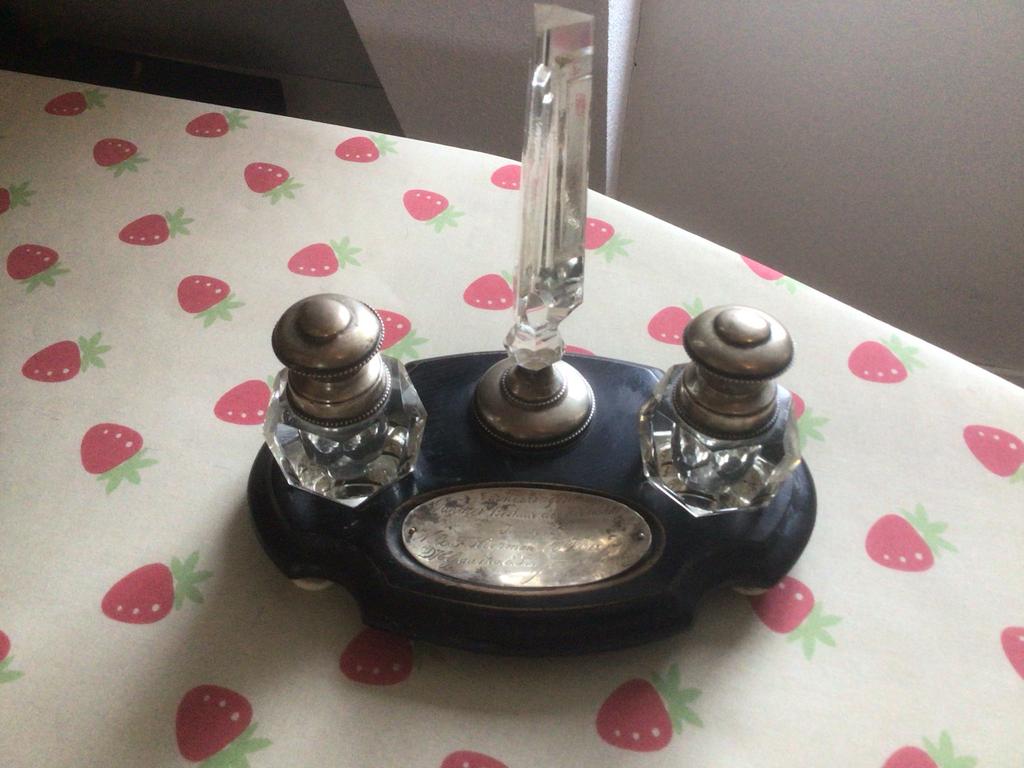 Zilveren inktstel, Verzenden, Zilver