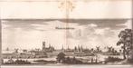 Harderwijk. "Harderwijck" Profiel stadsaanzicht Merian 1659, Antiek en Kunst, Ophalen of Verzenden