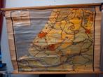 Oude Schoolkaart Zuid Holland, Antiek en Kunst, Antiek | Schoolplaten, Ophalen of Verzenden, Aardrijkskunde