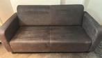 Ruime 2 zits bank. Donker grijs, Ophalen, 150 tot 200 cm, Driepersoons, 75 tot 100 cm