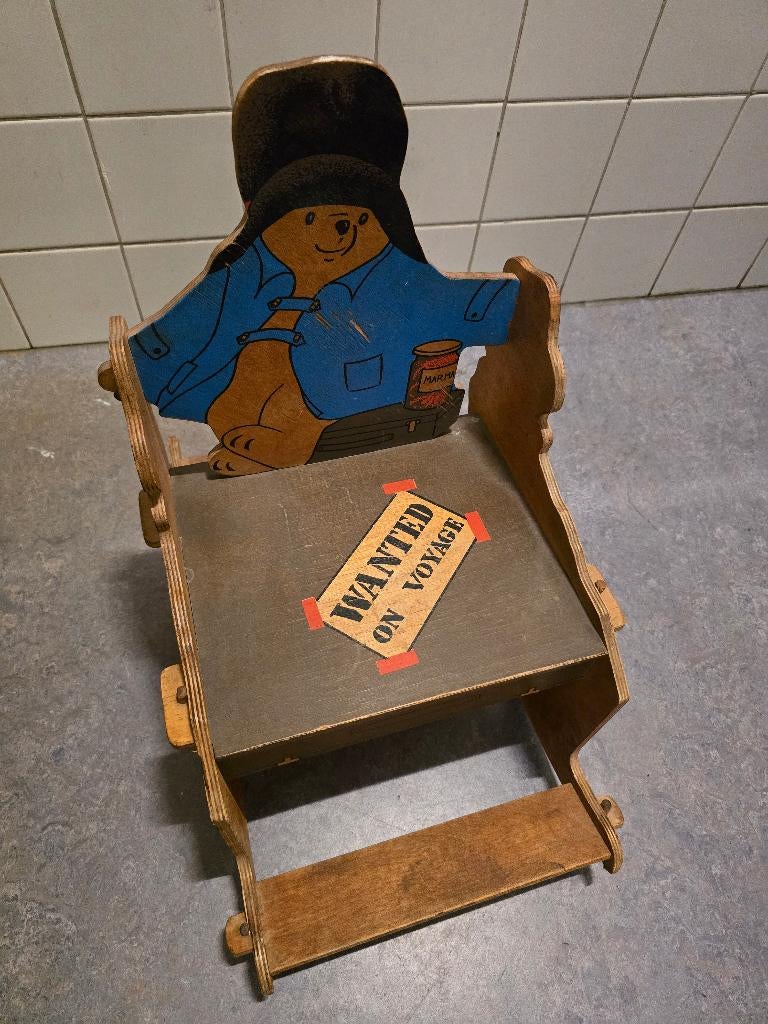 Paddington bear schommelschoel '70 jaren, Ophalen, Rechthoekig, Minder dan 50 cm