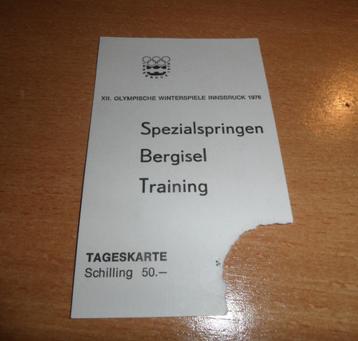 Ticket Olymp Winterspelen 1976: Training Schansspringen beschikbaar voor biedingen