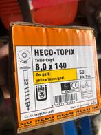 Heco-Topix 8,0x140 tellerkopf, Doe-het-zelf en Verbouw, Nieuw, Overige typen, Ophalen of Verzenden