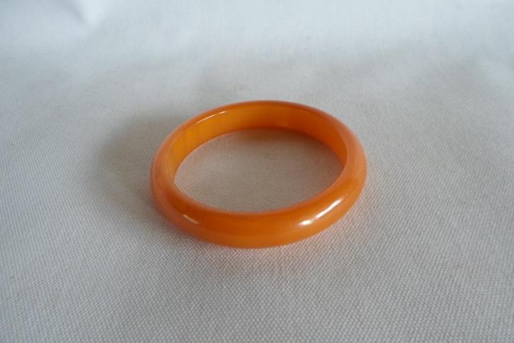 Vintage Armband Amber Bakeliet, Sieraden, Tassen en Uiterlijk, Antieke sieraden, Armband, Overige materialen, Ophalen of Verzenden