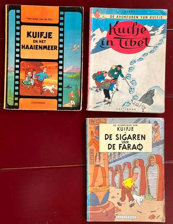 3 oude Kuifje strips. beschikbaar voor biedingen