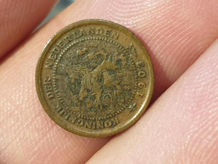 Halve cent 1903, los nr.3 (03), Postzegels en Munten, Munten | Nederland, Overige waardes, Koningin Wilhelmina, Ophalen of Verzenden