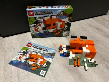 Lego Minecraft 21178 de vossenhut 