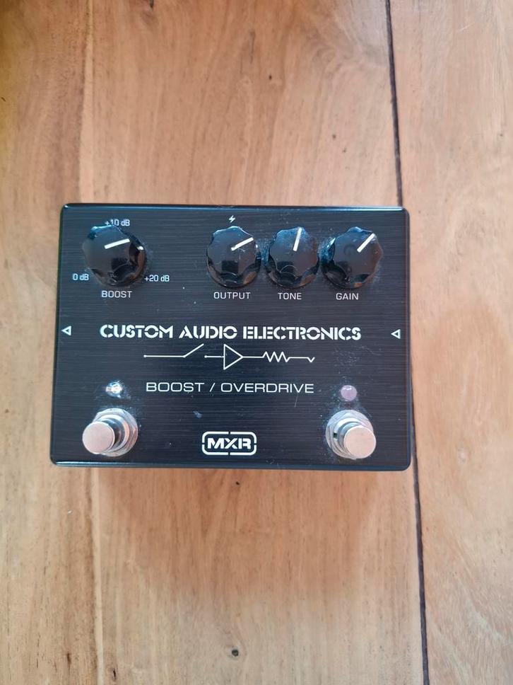 MXR Custom Audio Electronics Boost/Overdrive Pedaal, Muziek en Instrumenten, Effecten, Gebruikt, Distortion, Overdrive of Fuzz