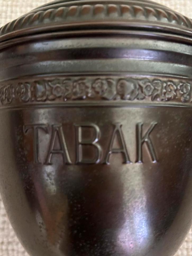 Antieke Tabakspot, Verzamelen, Rookartikelen, Aanstekers en Luciferdoosjes, Gebruikt, Tabaksdoos of Verpakking, Ophalen of Verzenden