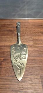 Vintage Taartschep met Bloemmotief, Ophalen of Verzenden