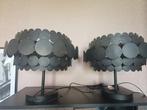 Twee nieuwe woood tafellamp voor €50, Ophalen, Nieuw, Metaal, Minder dan 50 cm