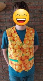 3x gilet met sinaasappel printje, Ophalen of Verzenden, Nieuw, Carnaval, Kleding