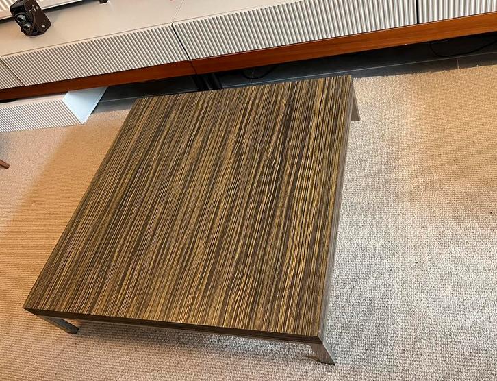 Zanotta Design Salontafel (92x92cm), Huis en Inrichting, Tafels | Salontafels, Gebruikt, Minder dan 50 cm, 50 tot 100 cm, 50 tot 100 cm