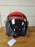 Held heros jethelm, maat L. Zwart / rood, Motoren, Kleding | Motorhelmen, Ophalen of Verzenden, Tweedehands, Jethelm, Overige merken