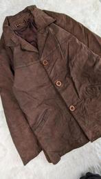Vintage bruine suède blazer uit de jaren 70, Huis en Inrichting, Ophalen of Verzenden, Zo goed als nieuw, Glas, Minder dan 50 cm