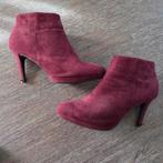 Enkellaarsjes donkerroze/aubergine, maat 41, Kleding | Dames, Schoenen, Ophalen, Overige kleuren, Lage of Enkellaarzen, Gedragen