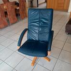 Draaistoel, leer, Ophalen, Gebruikt, 50 tot 75 cm, Leer