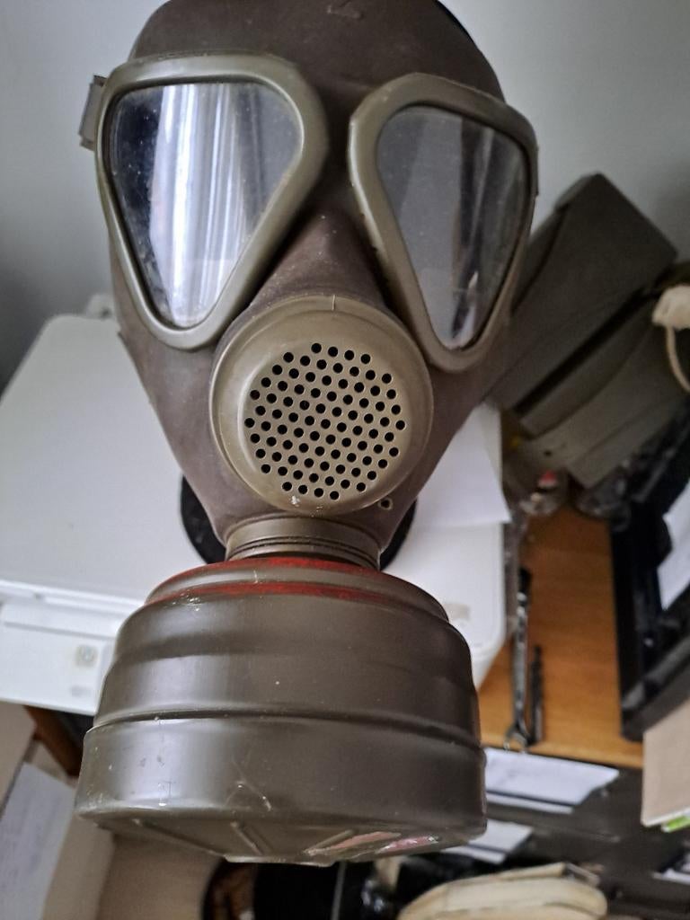 Militair Gasmasker - Verzamelobject, Verzamelen, Overige gebieden, Onbekend, Overige soorten, Ophalen of Verzenden